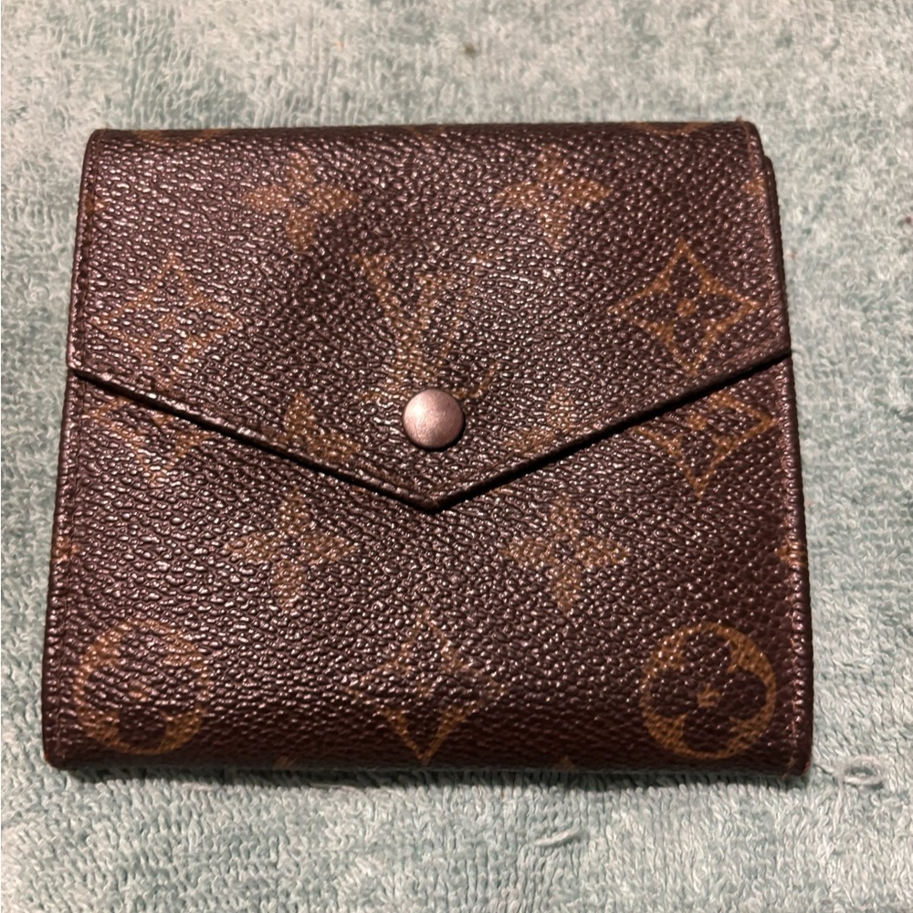 Louis Vuitton Classic Brown Monogram Wallet double sided